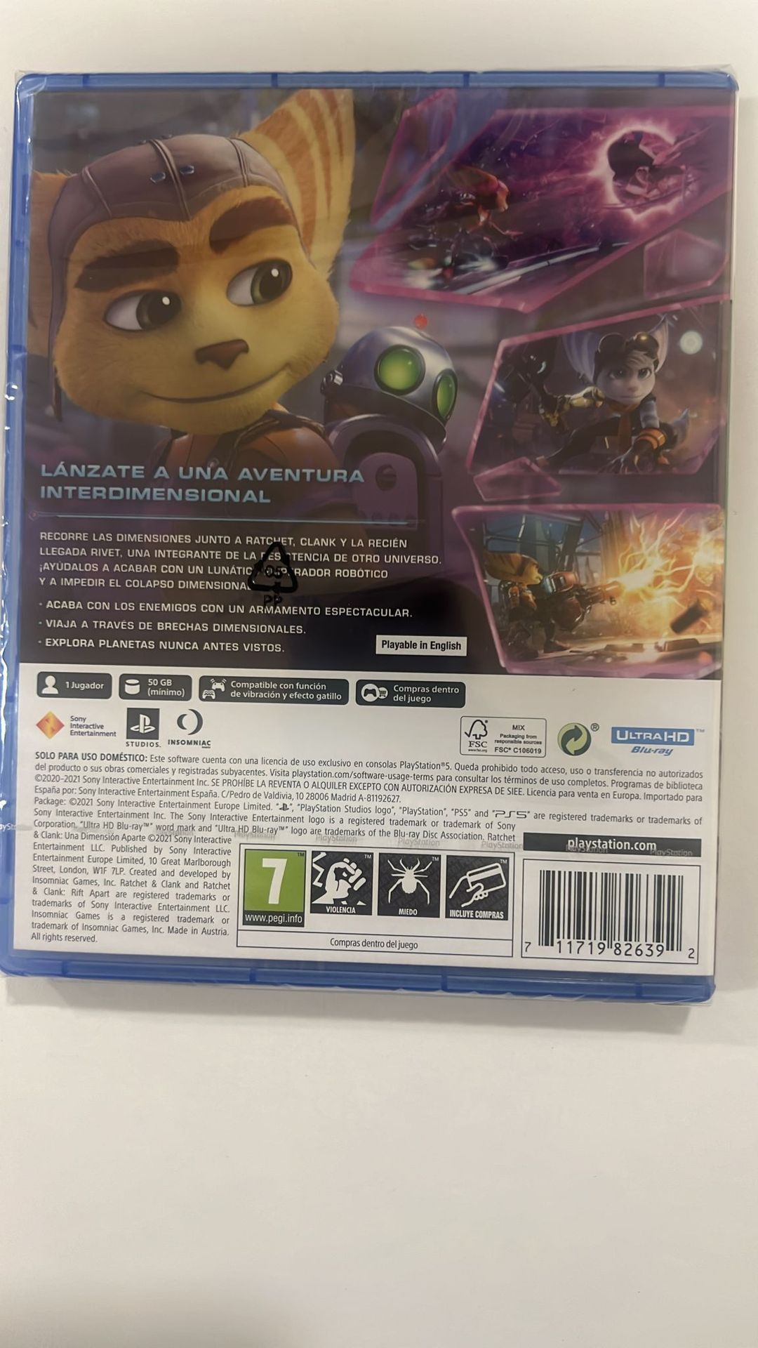 RATCHET & CLANK RIFT APART PS5 ES RATCHET & CLANK RIFT APART PS5 ES